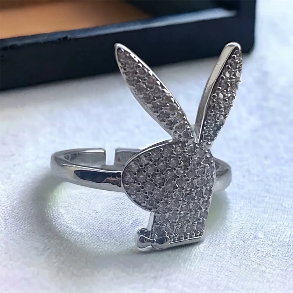 Playboy Rhinestone Ring - Picture 1 of 3